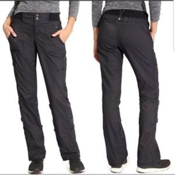 Athleta Gray Shasta Hiking Convertible Pants 8P - Picture 2 of 12